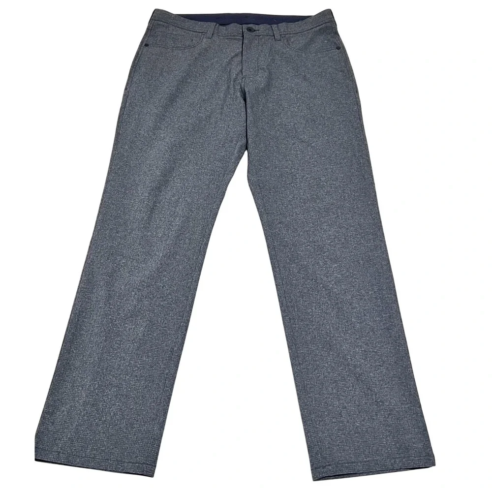 Tommy Bahama Mens 35x30 Navy Blue‎ Pineapple Print 5-Pocket Casual Pants
